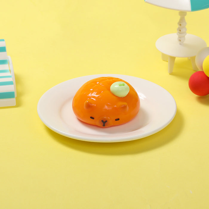 Orange Chubby Capybara Squishy