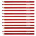 Paper Mate Colored Pencils Red Pack of 12 (Writes Red)  Paper Mate Pencils