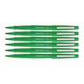 Paper Mate Flair Green Point Guard Felt Tip Pen Medium Pack of 6  Paper Mate Felt Tip Pen