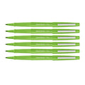 Paper Mate Flair Lime Felt Tip Pen Medium Point Guard Pack of 6  Paper Mate Felt Tip Pen
