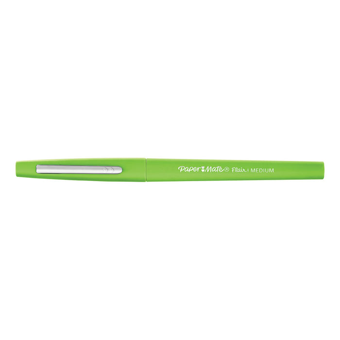 Paper Mate Flair Lime Felt Tip Pen Medium Point Guard Pack of 6  Paper Mate Felt Tip Pen