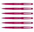 Paper Mate Flair Magenta Felt Tip Pen Medium Point Guard Pack of 6