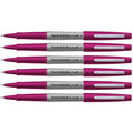Paper Mate Flair Magenta Ultra Fine Felt Tip Pens Pack of 6  Paper Mate Felt Tip Pen