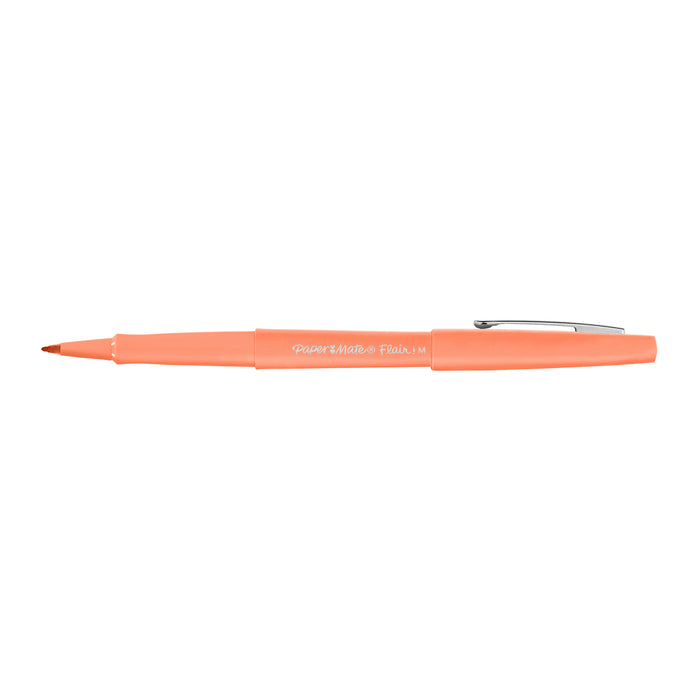 Paper Mate Flair Papaya Felt Tip Pen Medium, Point Guard  Paper Mate Felt Tip Pen
