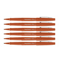 Paper Mate Flair Pens Pumpkin Pack of 6  Paper Mate Felt Tip Pen