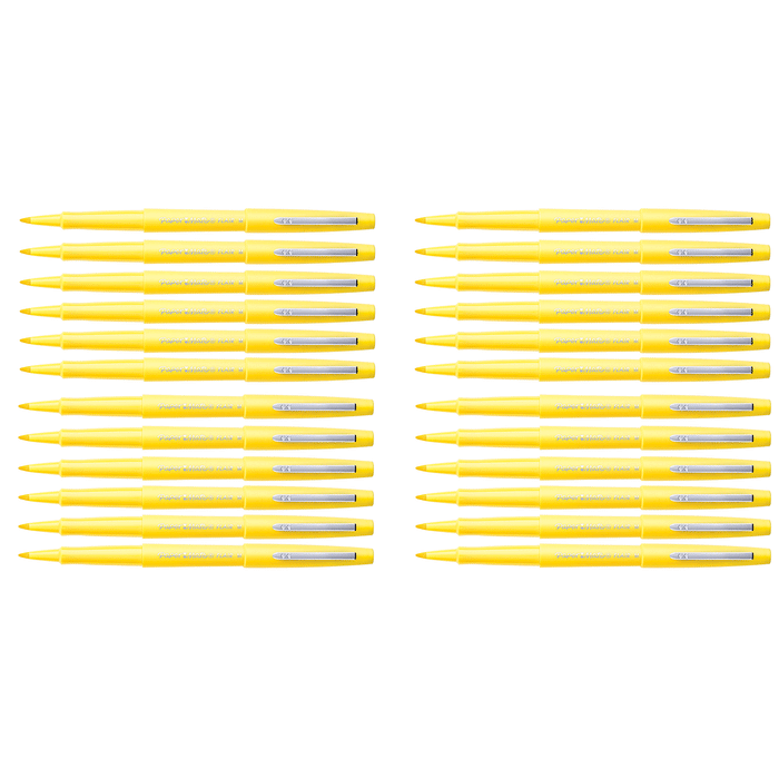 Paper Mate Flair Yellow Felt Tip Pens Point Guard Bulk Pack Of 24  Paper Mate Felt Tip Pen