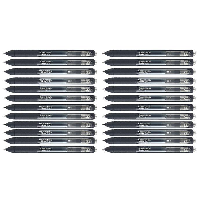 Paper Mate Inkjoy Gel Black Pen Medium 0.7MM Bulk Pack of 24  Paper Mate Gel Ink Pens