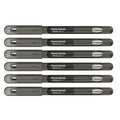 Paper Mate Inkjoy Gel Pen Black Medium 0.7mm Pack of 6  Paper Mate Gel Ink Pens