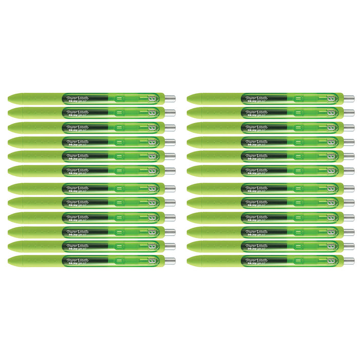 Paper Mate Inkjoy Gel Pen Lime, Medium, Bulk Pack Of 24  Paper Mate Gel Ink Pens