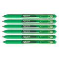 Paper Mate Inkjoy Gel Pen Medium Green, 0.7mm Retractable Pack of 6  Paper Mate Gel Ink Pens