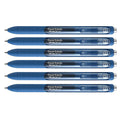 Paper Mate Inkjoy Gel Pen Medium Slate Blue Ink 6 Count - PensAndPencils.Net