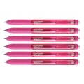 Paper Mate Inkjoy Gel Pen Pink Medium, Retractable Gel Pen Pack of 6  Paper Mate Gel Ink Pens