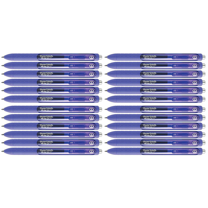 Paper Mate Inkjoy Gel Purple Pens Medium Bulk Pack Of 24  Paper Mate Gel Ink Pens