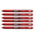 Paper Mate Inkjoy Gel Velvet Red Medium 0.7 mm Retractable Velvet Red Gel Ink, Pack of 6  Paper Mate Gel Ink Pens