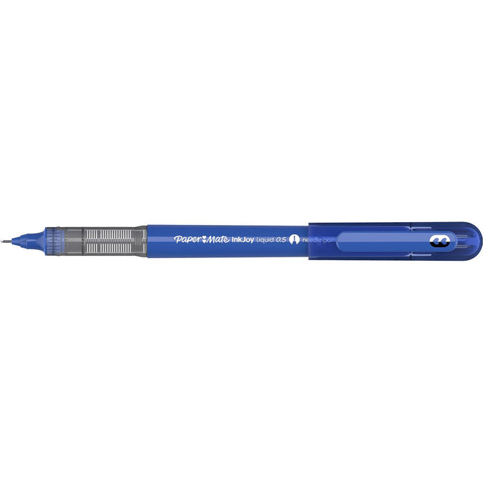 Paper Mate Inkjoy Liquid Needle Point Rollerball Pen Blue 0.5 Bulk Pack of 100  Paper Mate Rollerball Pens
