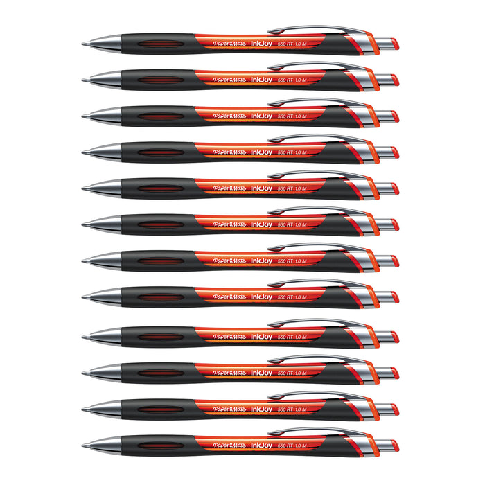 Paper Mate InkJoy Orange 550RT Retractable Ballpoint Pens Medium - Dozen  Paper Mate Ballpoint Pen