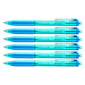 Paper Mate InkJoy Turquoise Ballpoint Pen 300 RT Retractable Medium Point Pack of 6