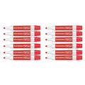 Paper Mate Whiteboard Marker Bullet Red Pack of 12  Expo Dry Erase Markers