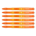 Papermate Clearpoint Color Pencils Orange Lead Pencil 0.7MM (Orange Lead) Pack of 6  Paper Mate Pencil