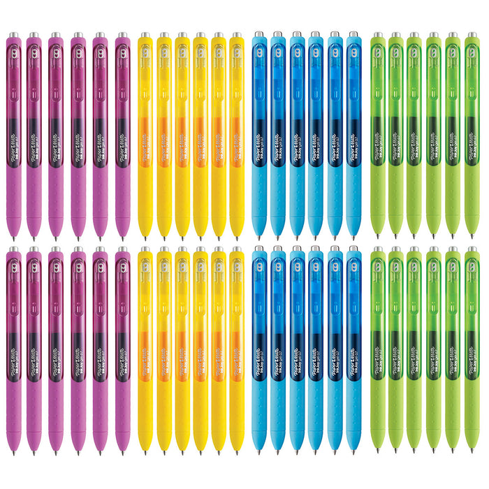 Papermate Inkjoy Gel Assorted Fun Colors Bulk Pack of 48  Paper Mate Gel Ink Pens