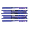Papermate Inkjoy Gel Purple Medium Retractable 6 Count - PensAndPencils.Net