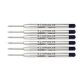 Parker Ballpoint Refills Black Medium Pack Pack Of 6 (Bulk Packaging) - PensAndPencils.Net