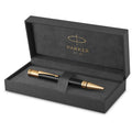 Parker Duofold Classic Black Gold Trim Ballpoint Pen 1931386