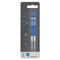 Parker Gel Refills Blue Medium Pack of 2  Parker Gel Refills