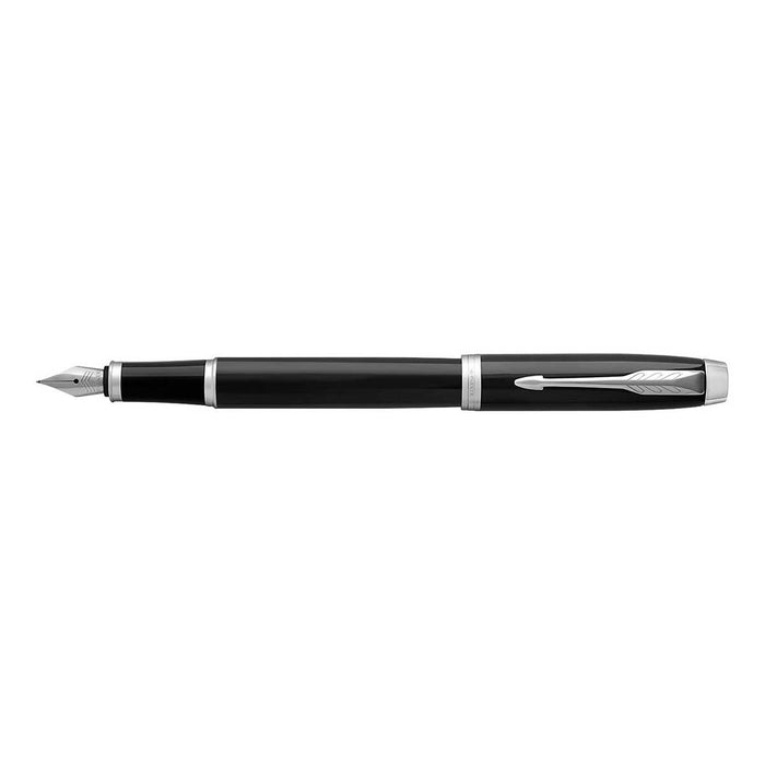 Parker IM Black Lacquer CT Fountain Pen Fine - PensAndPencils.Net