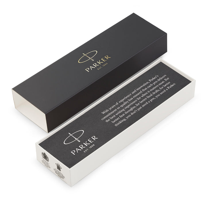 Parker Jotter Bond Street, Matte Black and Chrome, Gel Pen (Black Ink)  Parker Gel Ink Pens