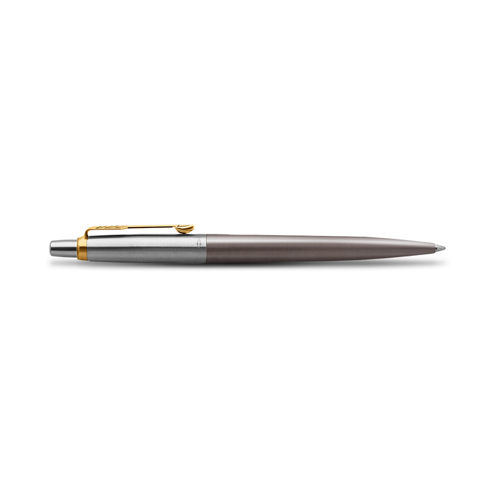 Parker Jotter Grey Gold Trim Ballpoint Pen Medium 2213723