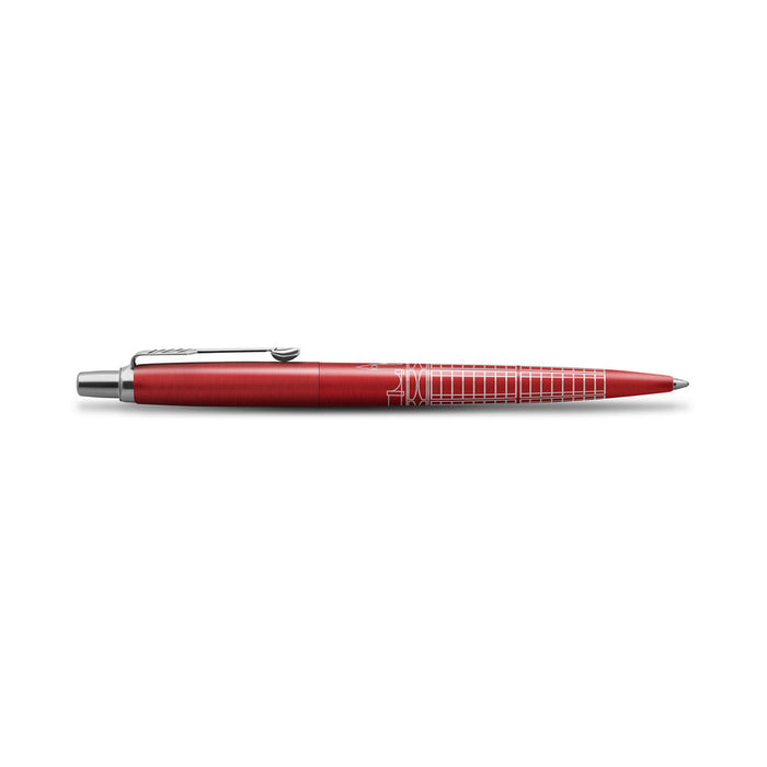 Parker Jotter London Red Chrome Trim Ballpoint Pen 2221603