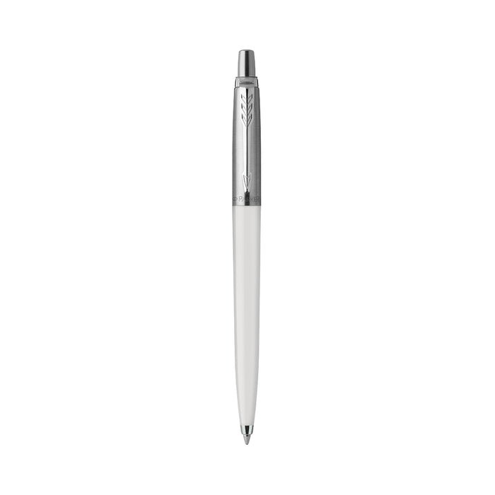 Parker Jotter Pearl Grey Ballpoint Pen, Blue Ink  Parker Ballpoint Pen