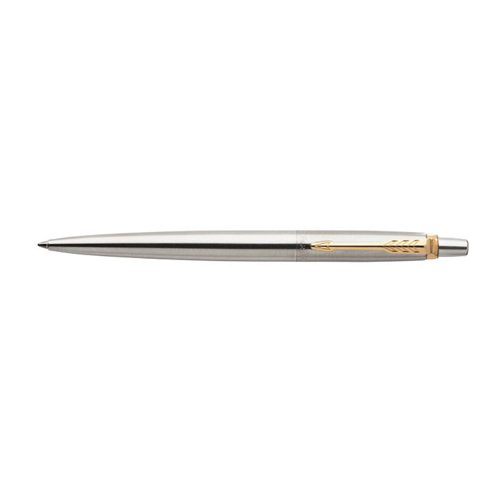 Parker Jotter Signature Arrow Clip Stainless Steel Gold Trim Ballpoint Pen with Blue Ink  Parker Ballpoint Pen