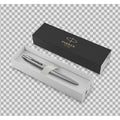 Parker Jotter XL Mono Stainless Steel CT Gel Pen, Blue Ink  Parker Ballpoint Pen