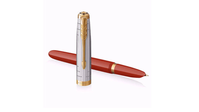 Parker Premium 51 Rage Red GT Fountain Pen