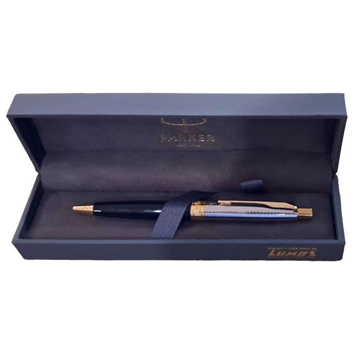 Parker Premium Aster Contemporary Black/Chrome GT Ballpoint Pen 9000037518