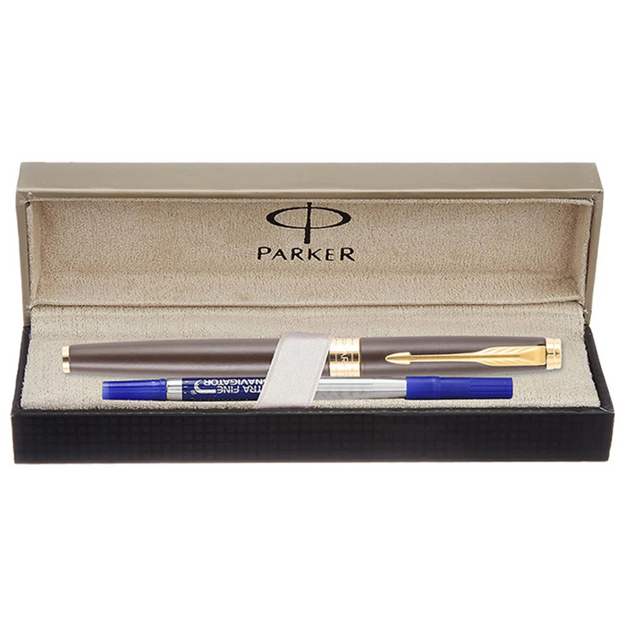 Parker Premium Aster Lacque Brown GT Roller Ball Pen 9000028264