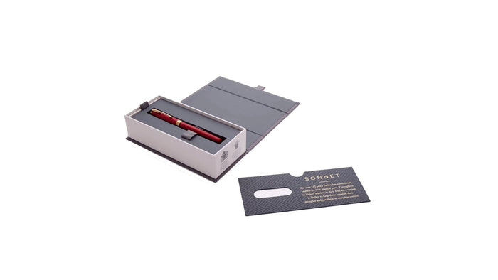 Parker Premium Sonnet Intense Red GT Fountain Pen
