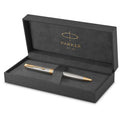 Parker Sonnet Ballpoint Pen Stainless Steel Gold Trim With Gift Box 1931507