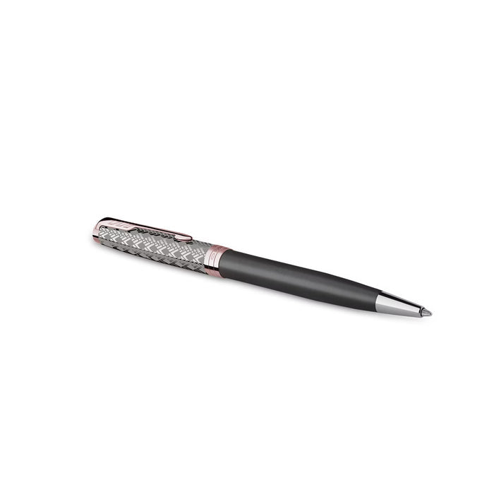 Parker Sonnet  Premium Metal and Grey Satin Stainless Steel Pink Gold Coating 23K Ballpoint Pen 2119791