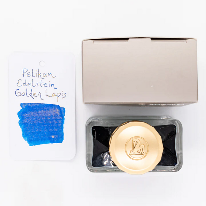 Pelikan Edelstein Ink Bottle Golden Lapis