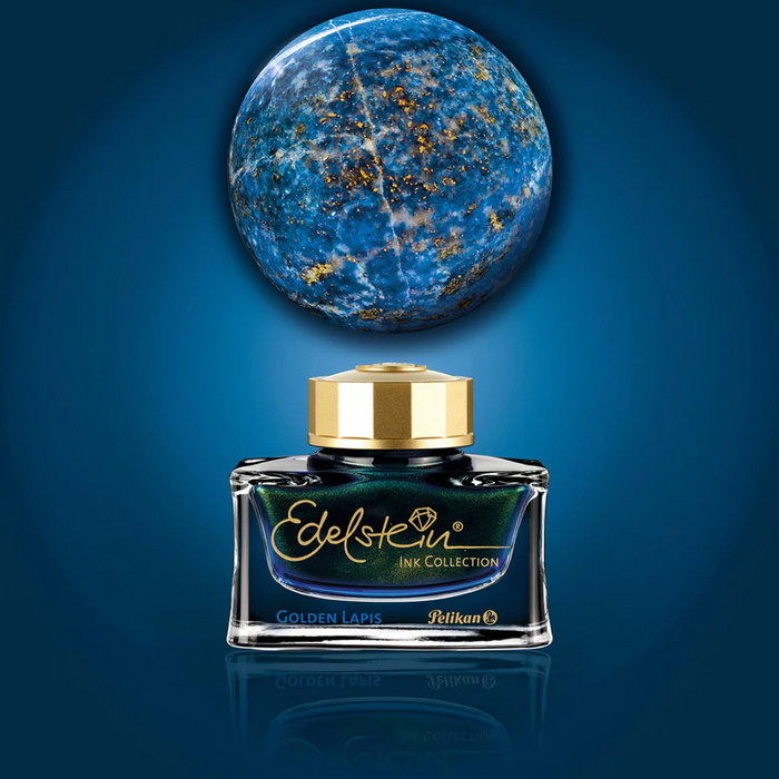 Pelikan Edelstein Ink Bottle Golden Lapis