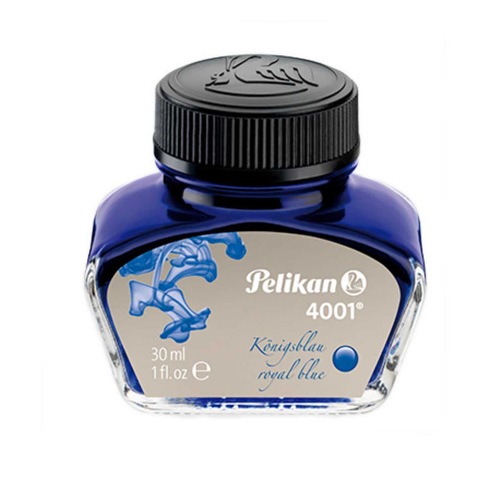 Pelikan Ink Royal Blue 4001 Glass Bottle 30 ML - PensAndPencils.Net