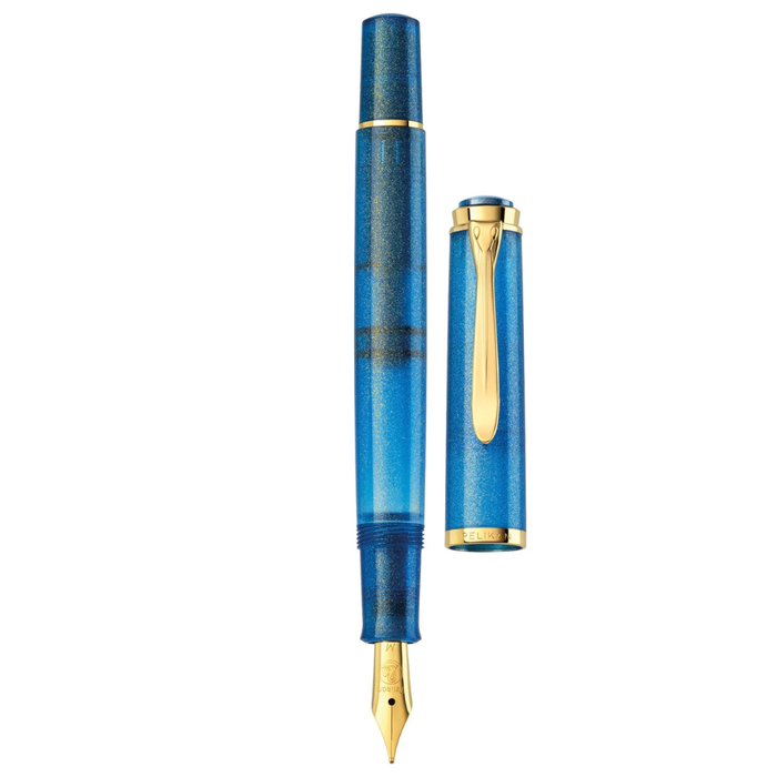 Pelikan Special Edition Classic M200 SE Golden Lapis Fountain Pen