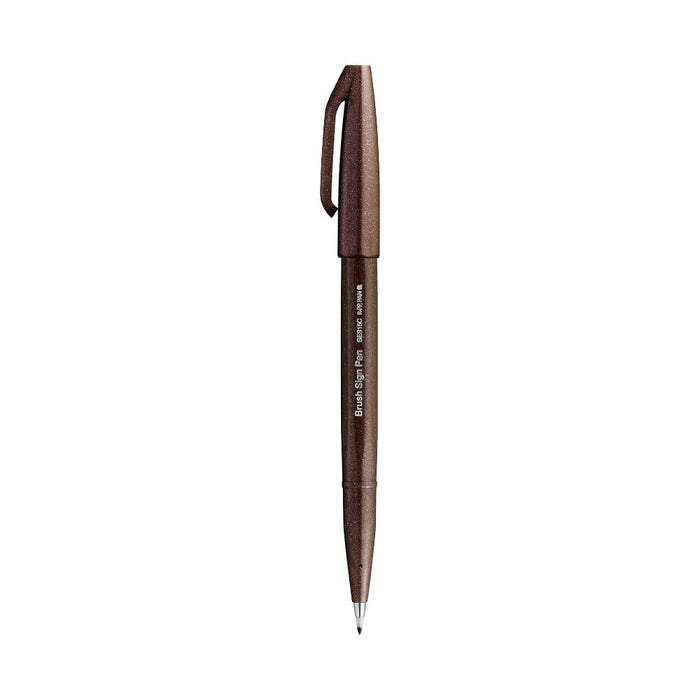 Pentel Brush Sign Pen With Holder Pen