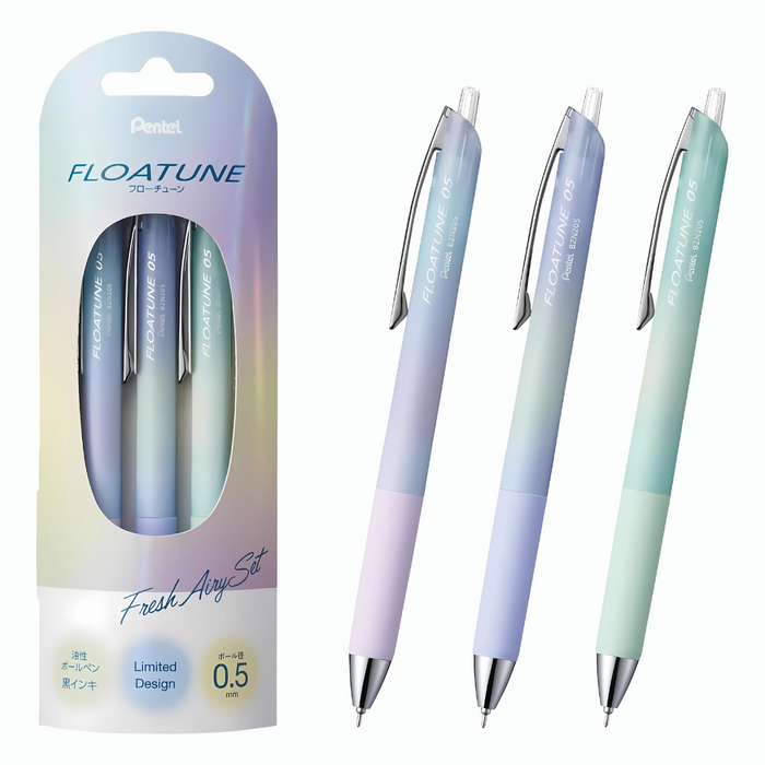 Pentel Floatune Airy Design Set Ballpoint Pen Set
