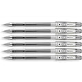 Pilot G-Tec C4 Gel Ultra Fine Black Rollerball Pen Pack of 6