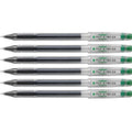 Pilot G-Tec C4 Gel Ultra Fine Green Thin Writing Rollerball Pen Pack of 6