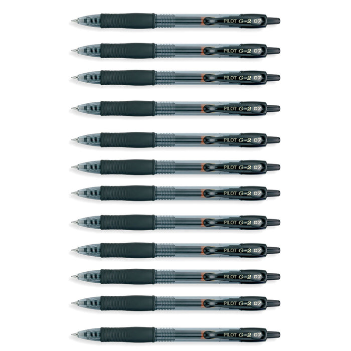 Pilot G2 7 Black, Fine Gel Pen, 0.7MM - 31020 Dozen